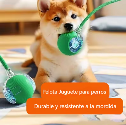 Pelota Inteligente Eléctrica para Perros — Rebote Automático + Luz LED | Peluditos™